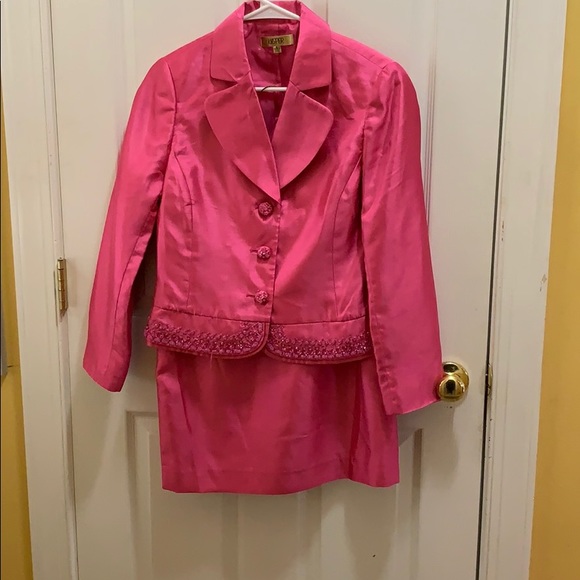 KASPER Pink Suit - Picture 4 of 7